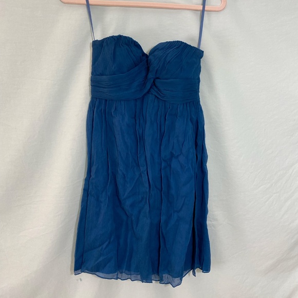J. Crew Strapless Blue Dress - Picture 10 of 15